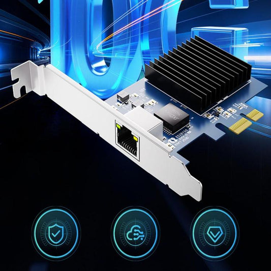 10G Realtek RT8127 PCIe 4.0X1 Diskless Network Card, Realtek RT8127