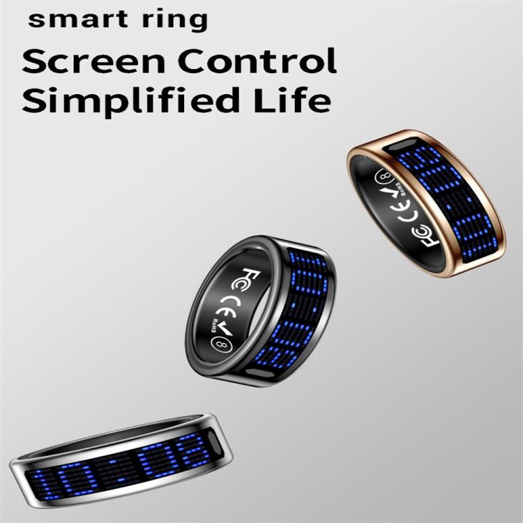 SR16 SIZE 9 Smart Ring, Support Heart Rate / Blood Oxygen / Sleep Monitoring / Multiple Sports Modes