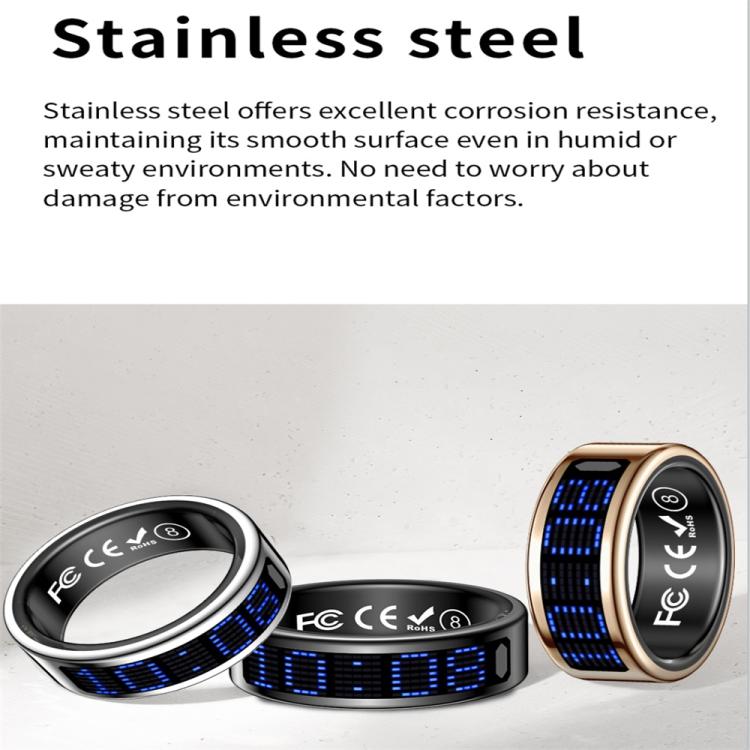 SR16 SIZE 10 Smart Ring, Support Heart Rate / Blood Oxygen / Sleep Monitoring / Multiple Sports Modes