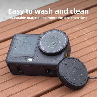 Dustproof Drop-proof Soft Silicone Lens Cap Cover, For DJI Osmo Action 6