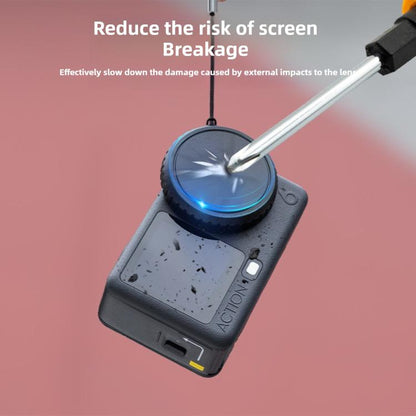 Dustproof Drop-proof Soft Silicone Lens Cap Cover, For DJI Osmo Action 6