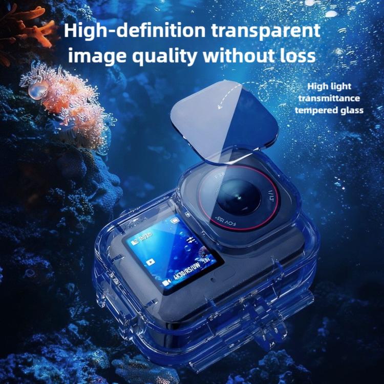 70-meter Underwater Waterproof Housing Diving Cover, For DJI Osmo Action 6 70m Underwater