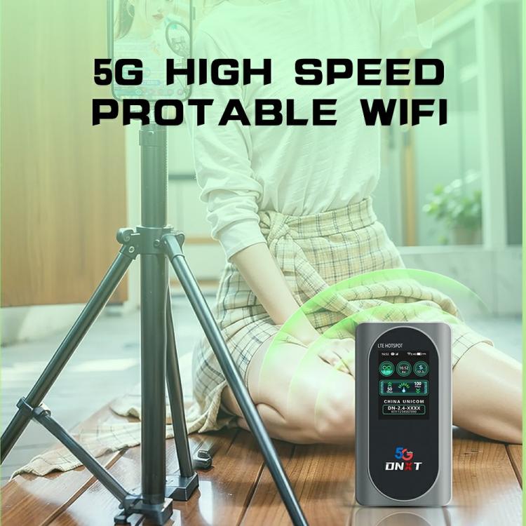 M2D-E 2.4G / 5.8G Dual Band 600Mbps WiFi 6 MiFi Portable 5G Router Eurasia Version