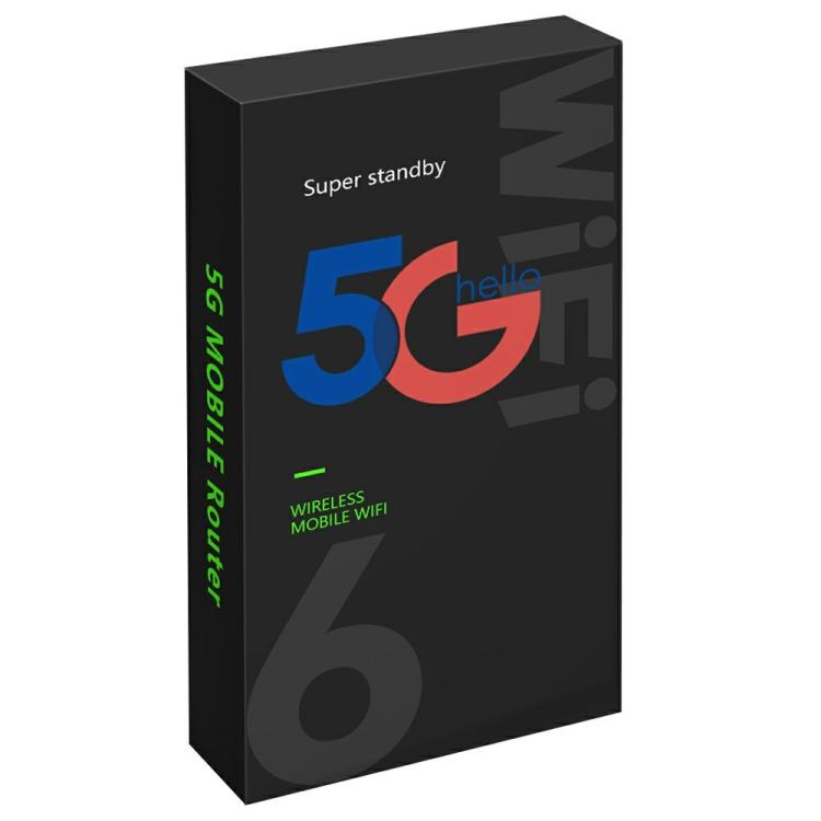 M2D-E 2.4G / 5.8G Dual Band 600Mbps WiFi 6 MiFi Portable 5G Router Eurasia Version
