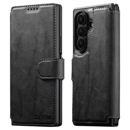 Suteni Q05 2-in-1 Multi-function Detachable Wallet MagSafe Phone Case, For Galaxy Z Fold8 Ultra 5G, For Galaxy Z Fold7 5G, For Galaxy Z Fold6