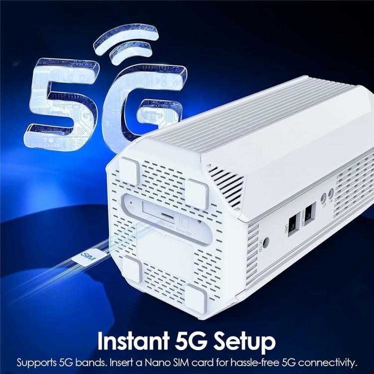 WAVLINK WL-WNF100X3NR-B With Nano SIM Slot European Version 5G Router WiFi 6, EU Plug, UK Plug