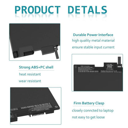 Batteries d'ordinateur portable pour HP EliteBook 840G3 848G3 840G4 850G3 848G4 850G4, CS03XL 11,4V 46,5Wh