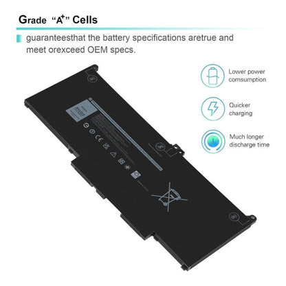 7600mAh Laptop Battery For Dell Latitude 5300 5310 7300 7400, MXV9V