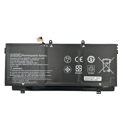 Batterie de rechange pour ordinateur portable HP Spectre x360 TPN-Q178, SH03XL de 5020 mAh