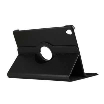 ENKAY 360 Degree Rotation Lichi Texture Leather Case with Holder for HUAWEI MediaPad M6 10.8 2019