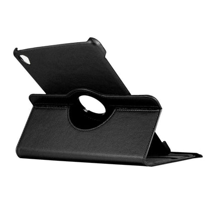 ENKAY 360 Degree Rotation Lichi Texture Leather Case with Holder for HUAWEI MediaPad M6 10.8 2019