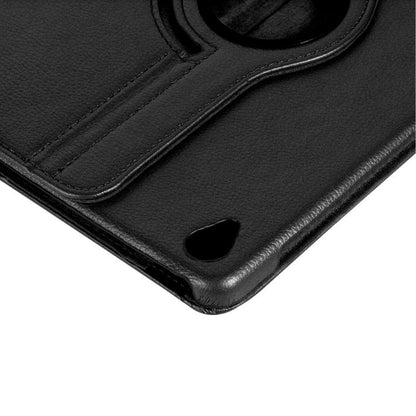 ENKAY 360 Degree Rotation Lichi Texture Leather Case with Holder for HUAWEI MediaPad M6 10.8 2019