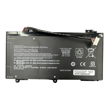Batterie de remplacement 3615mAh pour ordinateur portable HP TPN-Q171 14-AL027TX AL127TX, SE03XL
