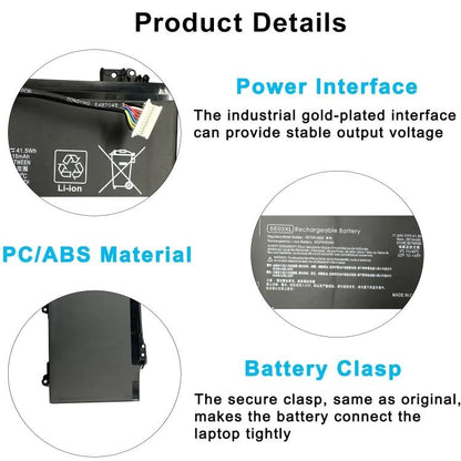 Batterie de remplacement 3615mAh pour ordinateur portable HP TPN-Q171 14-AL027TX AL127TX, SE03XL