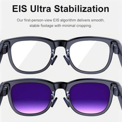 A2 8MP HD Smart Camera Glasses, Support AI Translation / AI Assistant / Bluetooth Calling, A2