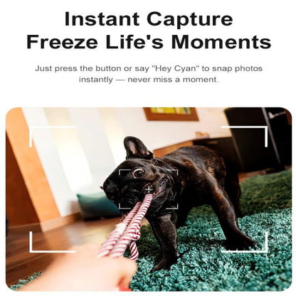 A2 8MP HD Smart Camera Glasses, Support AI Translation / AI Assistant / Bluetooth Calling, A2
