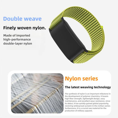 Woven Nylon Hook And Loop Fastener Watch Band, For WHOOP 5.0