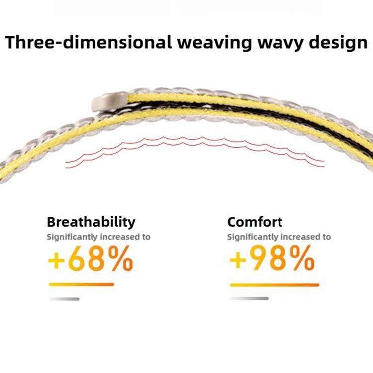 Woven Nylon Hook And Loop Fastener Watch Band, For WHOOP 5.0