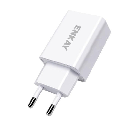 ENKAY 10W USB Wall Charger 5V 2A Power Adapter, EU Plug, US Plug