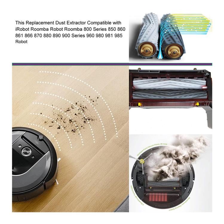 JUNSUNMAY Sweeper Main Clean Brush for iRobot Roomba 800 / 900 Series, 1 Set Main Clean Brush, 2 Set Main Clean Brush