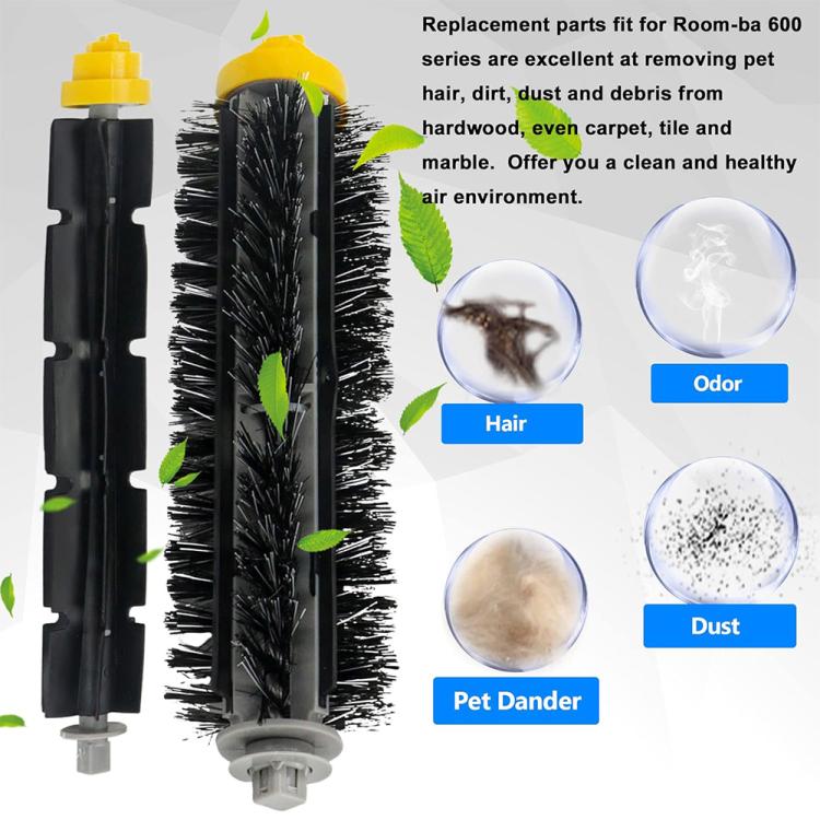 Brosse principale JUNSUNMAY pour iRobot Roomba série 700, 1 brosse principale, 2 brosses principales