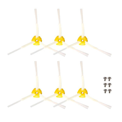 JUNSUNMAY 6pcs Sweeper Triangle Side Brush for iRobot Roomba 700 Series, Triangle Side Brush