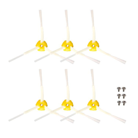 JUNSUNMAY 6pcs Sweeper Triangle Side Brush for iRobot Roomba 700 Series, Triangle Side Brush
