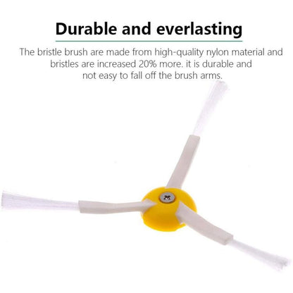 JUNSUNMAY 6pcs Sweeper Triangle Side Brush for iRobot Roomba 700 Series, Triangle Side Brush