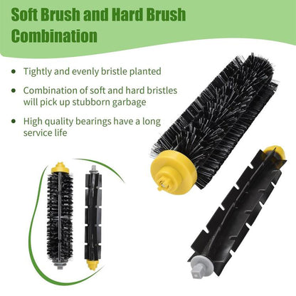 JUNSUNMAY Kit de pièces de rechange pour balayeuse 14 pièces/ensemble pour iRobot Roomba série 700, Kit de pièces de rechange 14 pièces/ensemble