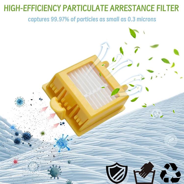 JUNSUNMAY Kit de pièces de rechange pour balayeuse 14 pièces/ensemble pour iRobot Roomba série 700, Kit de pièces de rechange 14 pièces/ensemble
