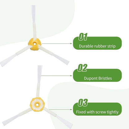 JUNSUNMAY Kit de pièces de rechange pour balayeuse 14 pièces/ensemble pour iRobot Roomba série 700, Kit de pièces de rechange 14 pièces/ensemble