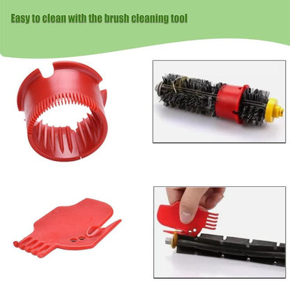 JUNSUNMAY Kit de pièces de rechange pour balayeuse 14 pièces/ensemble pour iRobot Roomba série 700, Kit de pièces de rechange 14 pièces/ensemble