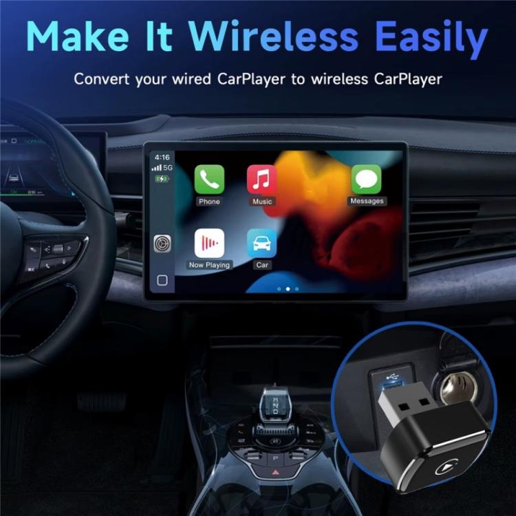 M26 Dongle USB WiFi Double Bande 5.8G / 2.4G Bluetooth 2-en-1 pour Adaptateur Voiture CarPlay / Android Auto, M26