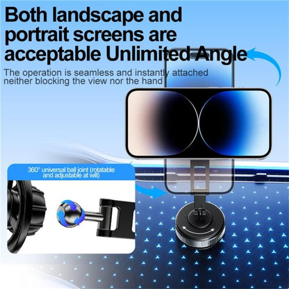 JY25-8 Vacuum Adhesion Suction Cup Magnetic Car Dashboard Phone Holder, JY25-8