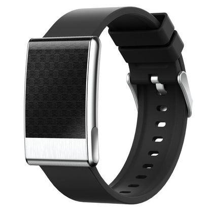 E900 Screenless BT Smart Bracelet Silicone Strap, Support ECG Heart Health Analysis / Health Monitoring
