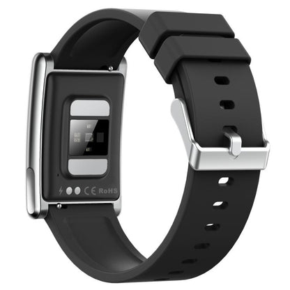 E900 Screenless BT Smart Bracelet Silicone Strap, Support ECG Heart Health Analysis / Health Monitoring