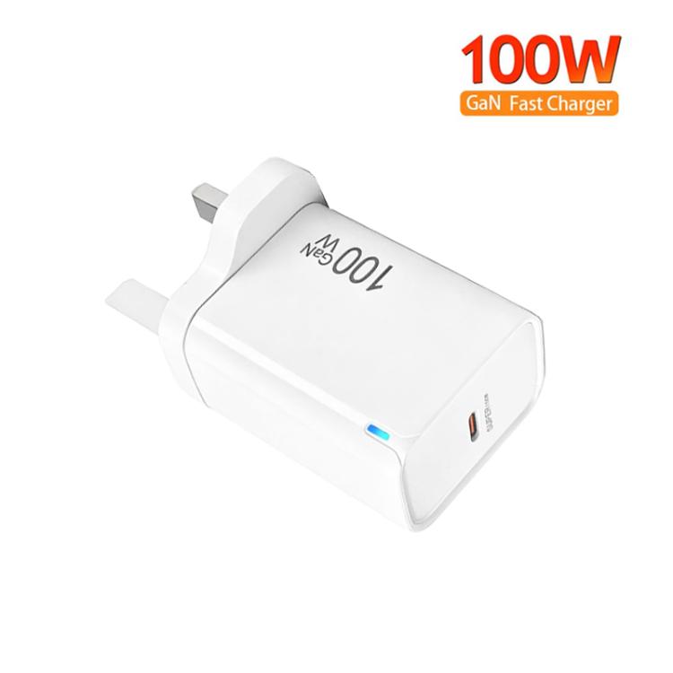 TE-PD46 GaN 100W PD 45W Fully Compatible Protocol Charger，UK Plug