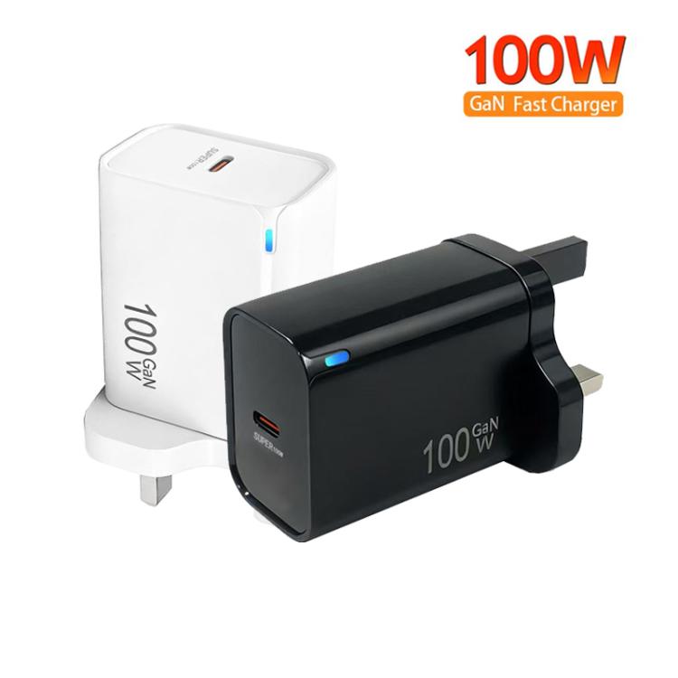 TE-PD46 GaN 100W PD 45W Fully Compatible Protocol Charger，UK Plug
