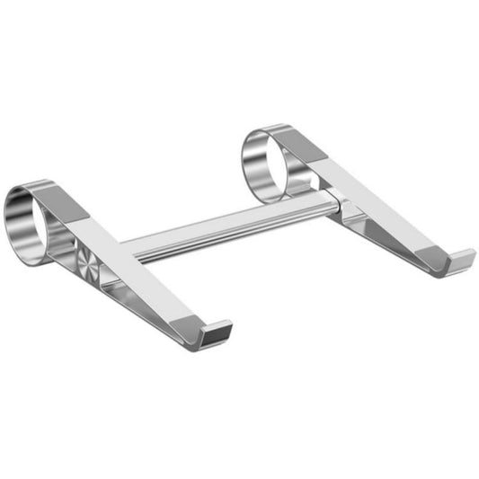 0022 For Home / Office Desktop Riser Cooling Pad Foldable Storage Portable Aluminum Laptop Stand