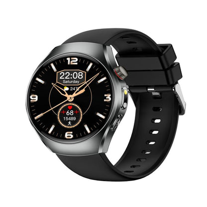 ET460 1.47 inch Color Screen BT Calling Smart Watch Silicone Strap, Support Health Monitoring / ECG