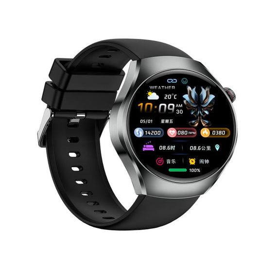 ET460 1.47 inch Color Screen BT Calling Smart Watch Silicone Strap, Support Health Monitoring / ECG