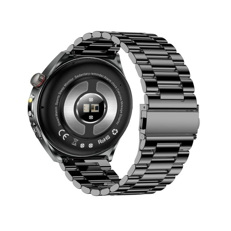 ET460 1.47 inch Color Screen BT Calling Smart Watch Steel Strap, Support Health Monitoring / ECG