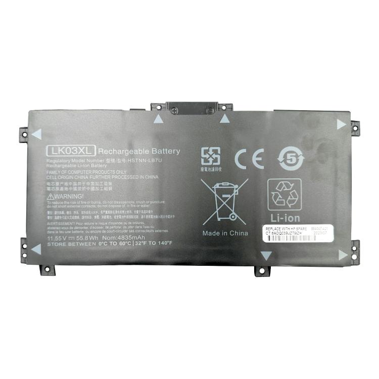 Batteries d'ordinateur portable 4300mAh pour HP Envy TPN-W127 TPN-W134, LK03XL