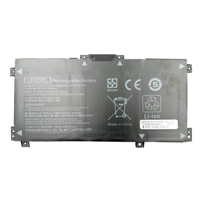 Batteries d'ordinateur portable 4300mAh pour HP Envy TPN-W127 TPN-W134, LK03XL