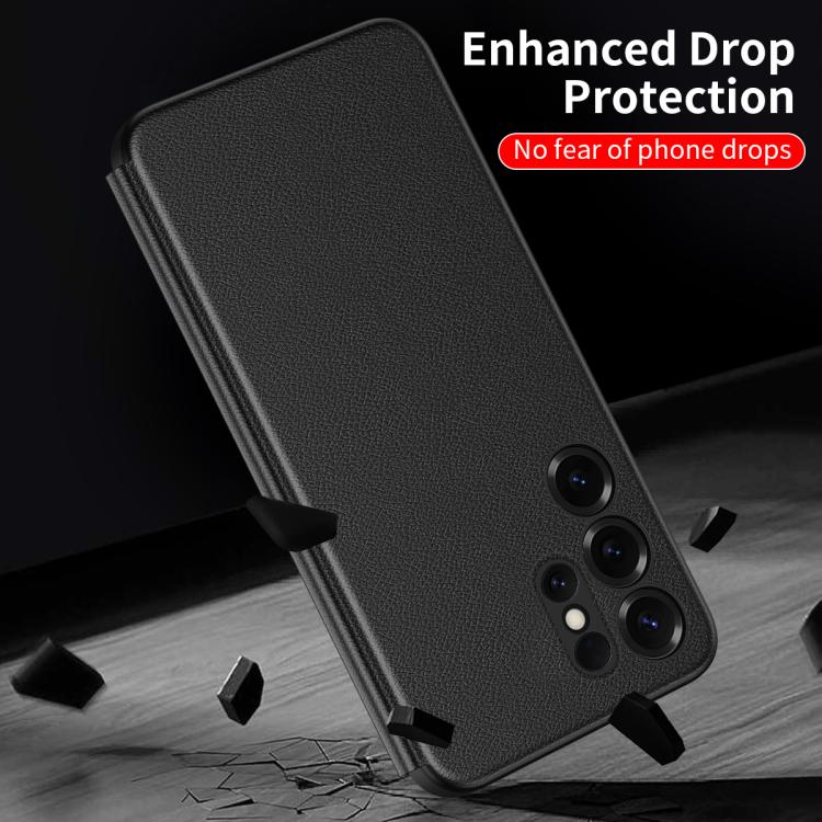 Smart View Window Leather Phone Case, For Galaxy S22 Ultra 5G, For Galaxy Z Fold3