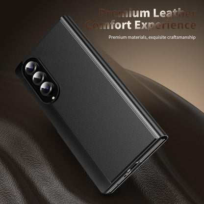 Smart View Window Leather Phone Case, For Galaxy Z Fold3