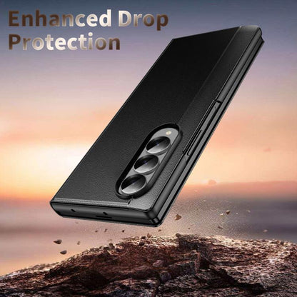 Smart View Window Leather Phone Case, For Galaxy Z Fold3