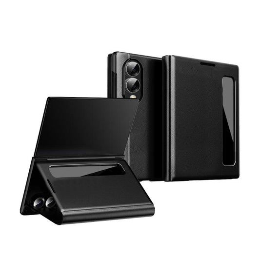 Smart View Window Leather Phone Case, For Galaxy Z Fold8 5G, For Galaxy S26 FE 5G, For Galaxy Z Fold8 Ultra 5G, For Galaxy Z TriFold, For Galaxy S26+ 5G, For Galaxy S26 Ultra 5G, For Galaxy S26 5G, For Galaxy A57 5G, For Galaxy A27 5G, For Galaxy A17 5...