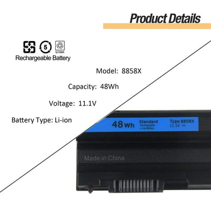 Batterie d'ordinateur portable 4200 mAh pour Dell Inspiron 4420 5420 5425 7420 4520 5520 7520, 8858X