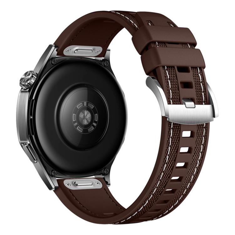 Quick Release Press Button Composite Nylon Fluorinerubber Watch Band, 22mm